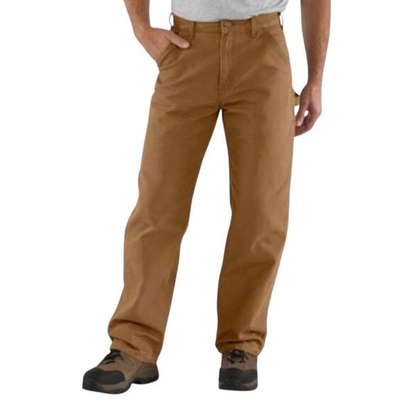 Carhartt B11 Washed Duck Work Loose Fit Pant Brown 40 x 32 NWT - Picture 1 of 12